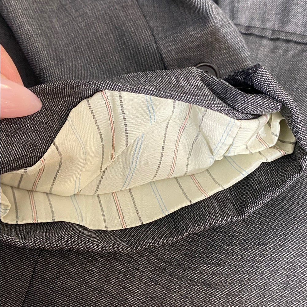 Ralph Lauren Wool Men's Gray Vintage Suit Blazer - Picture 16 of 16